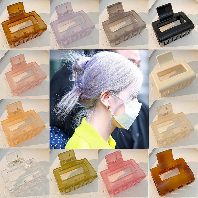 Korean Fashion Plastic Acrylic Hair Clips For Women