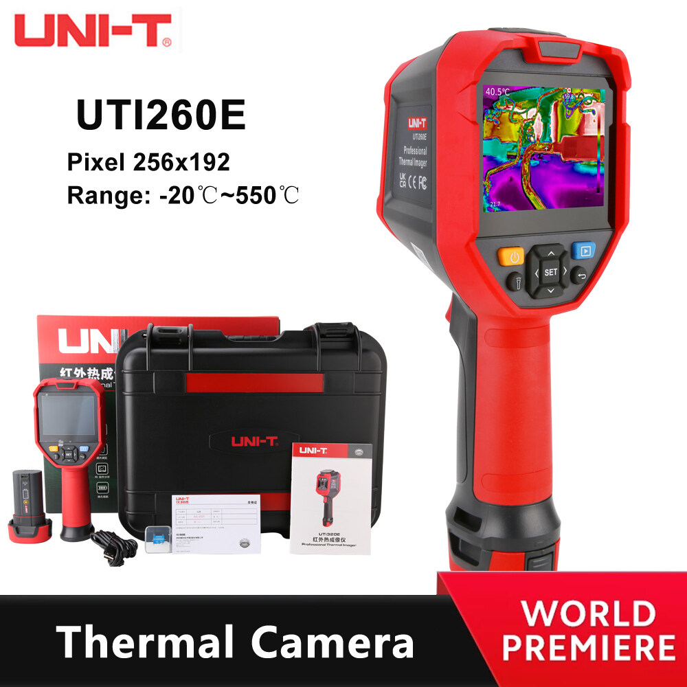 UNI-T UTI260E อินฟราเรดถ่ายภาพความร้อน256X192พิกเซลกล้องความร้อน ...