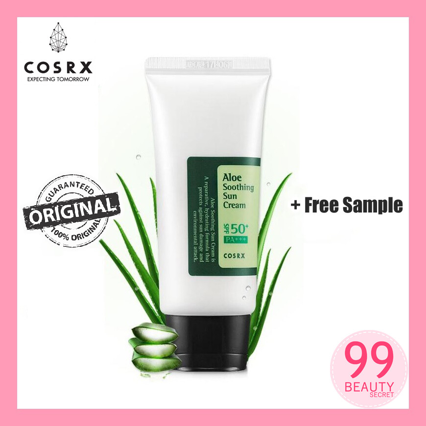 cosrx aloe soothing sun cream non comedogenic