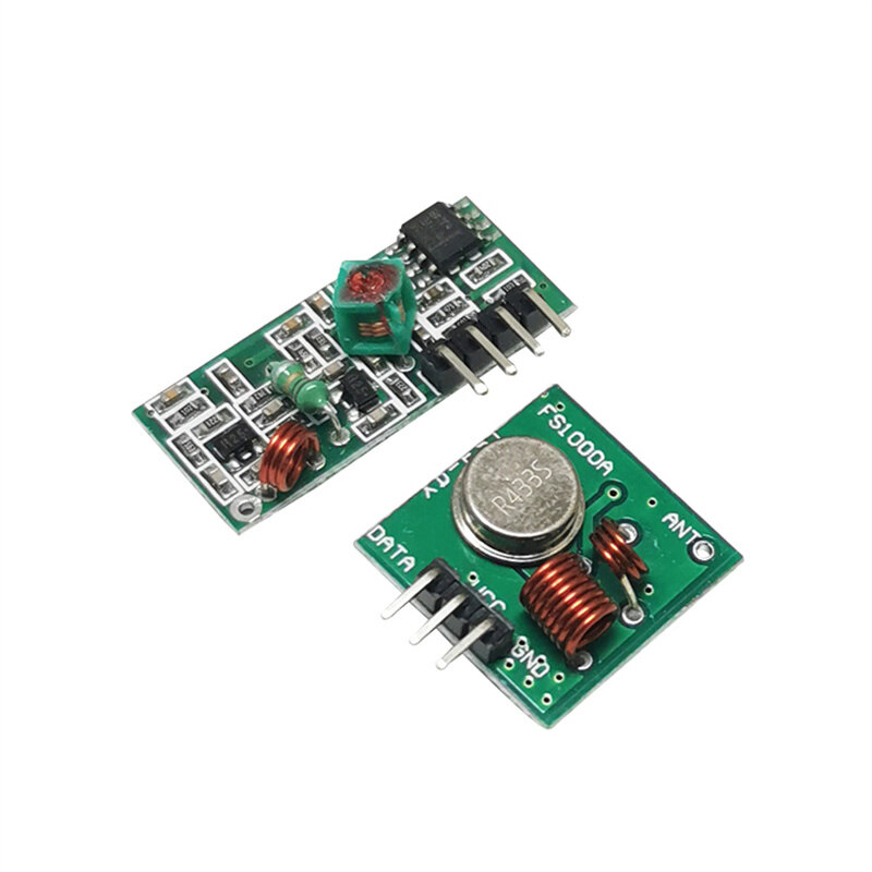 Bộ Thu Và Mô Đun Máy Phát Không Dây RF 433Mhz 5V DC 433MHZ Không Dây Cho Arduino Raspberry Pi /ARM/MCU WL Diy Kit