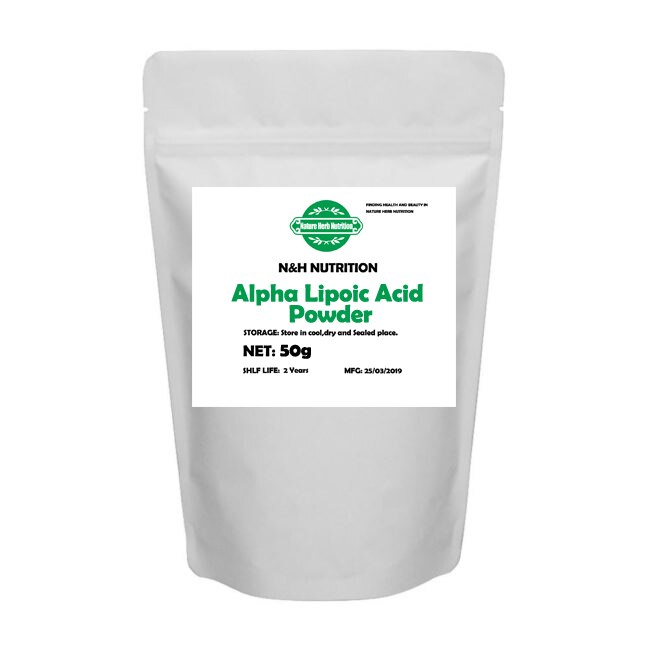 Pure 100% กรดอัลฟาไลโปอิค/ALA Powder Universal Antioxidant & Anti-Aging ...