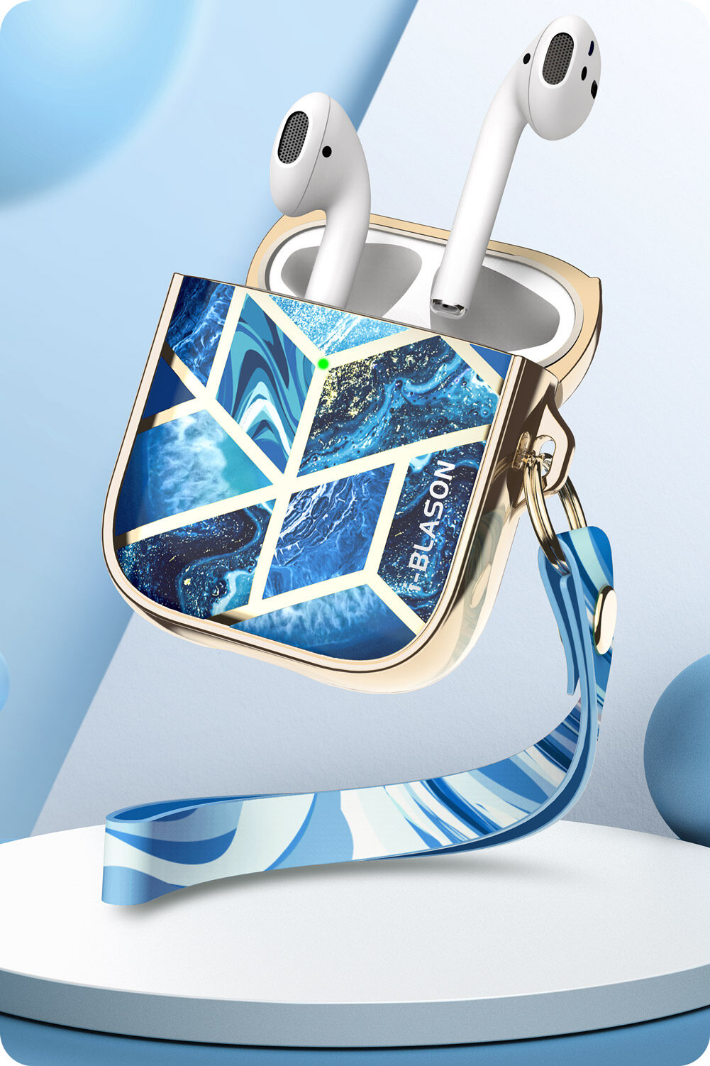 i-Blason Cosmo Casing for Airpods 360° Protective Stylish AirPods Case Cover Compatiable with Apple AirPods 1st/2nd