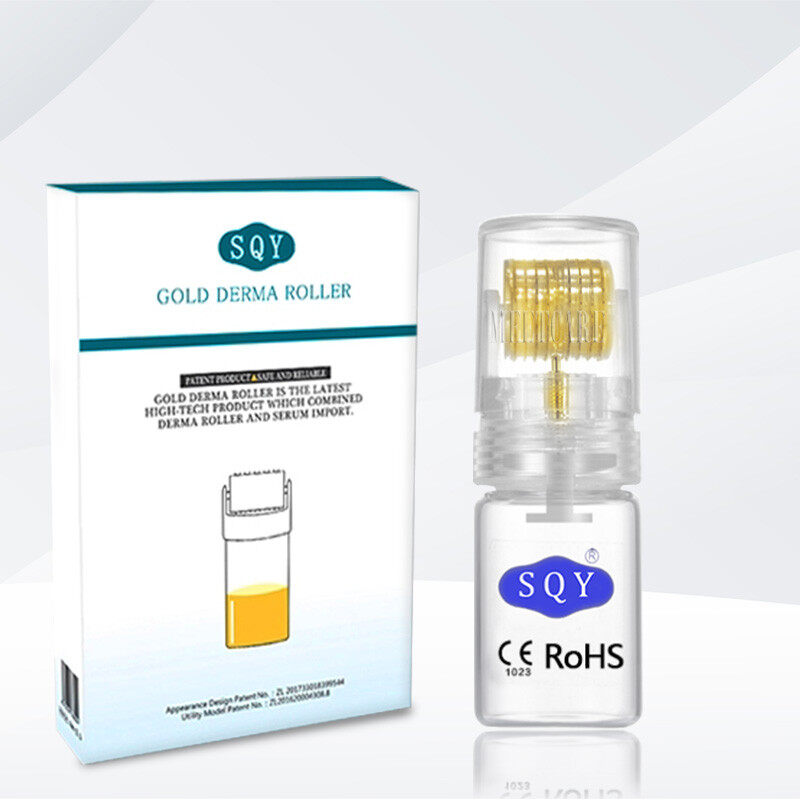 YOOKIILYE Con Lăn Derma Với Chai Kim 192pin Đầu Kim Siêu Nhỏ Hydra Tự Động Máy Dermaroller Kim Siêu Nhỏ Titan 0.25Mm Tiêm Chống Mụn Trứng Cá