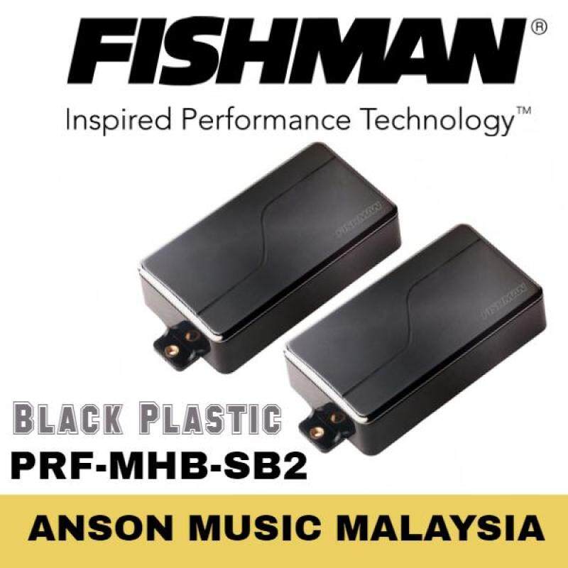 Fishman Fluence Modern Humbucker Pickup Set, Black Plastic (PRF-MHB-SB2) Malaysia