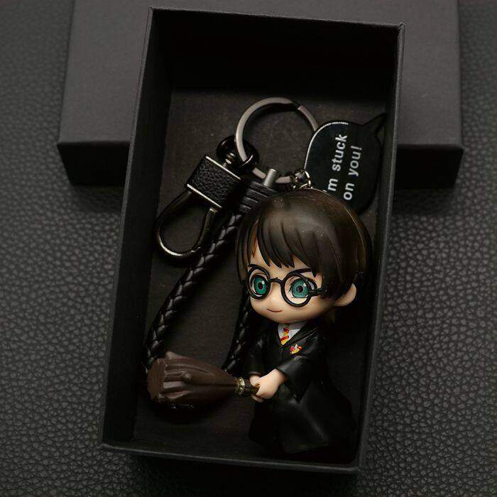 Harry Potter Wizard Keychain Pendant Bag Ornament Key Chain Hand Office Model