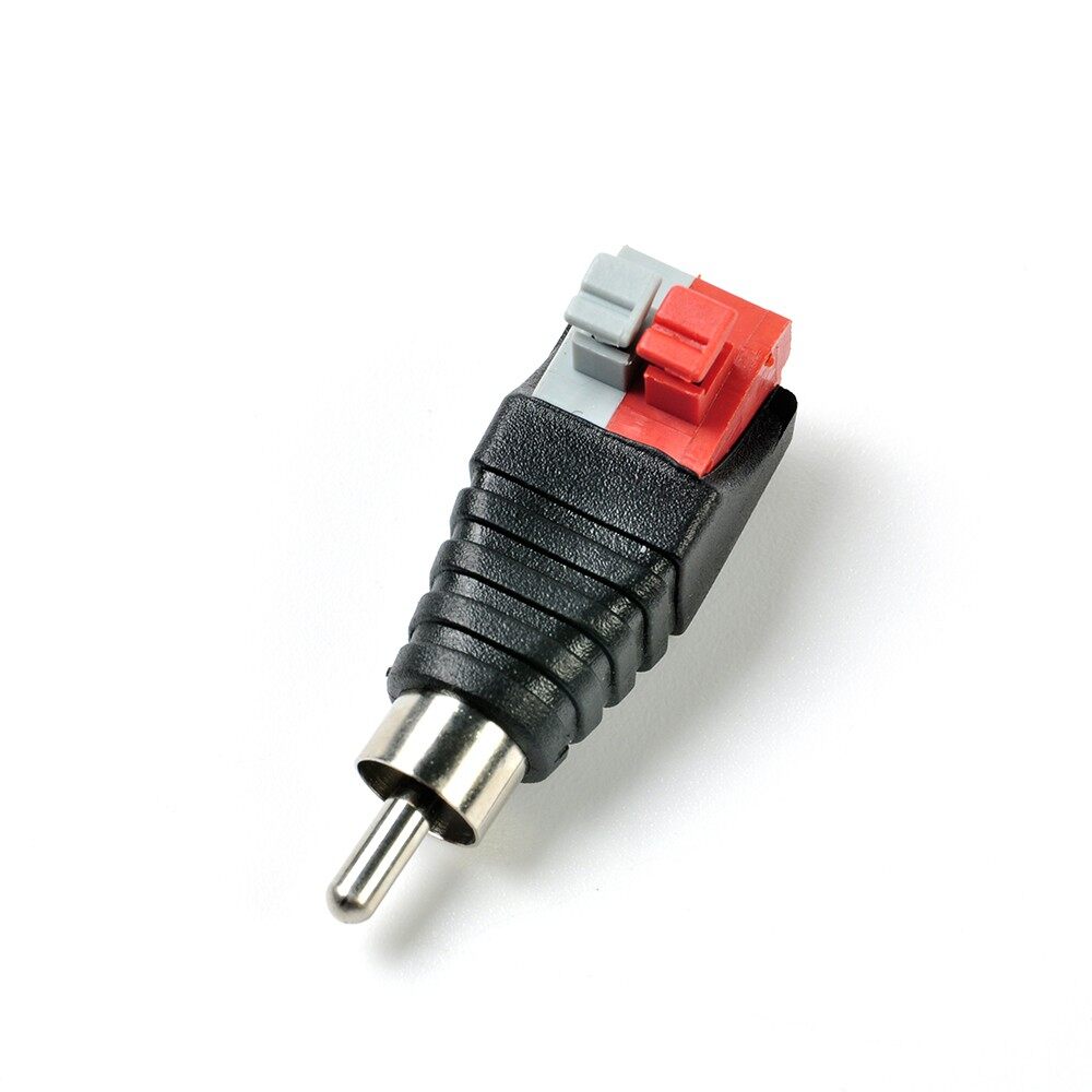 【Akula Store】loa, Bộ Chuyển Đổi Đầu Nối Dây Cáp A/V Sang Âm Thanh RCA Đực Giắc Cắm Nhấn