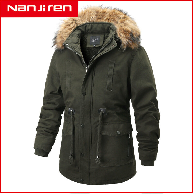 Nanjiren 2021 autumn and winter style Korean style trendy thick warm down padded jacket for men
