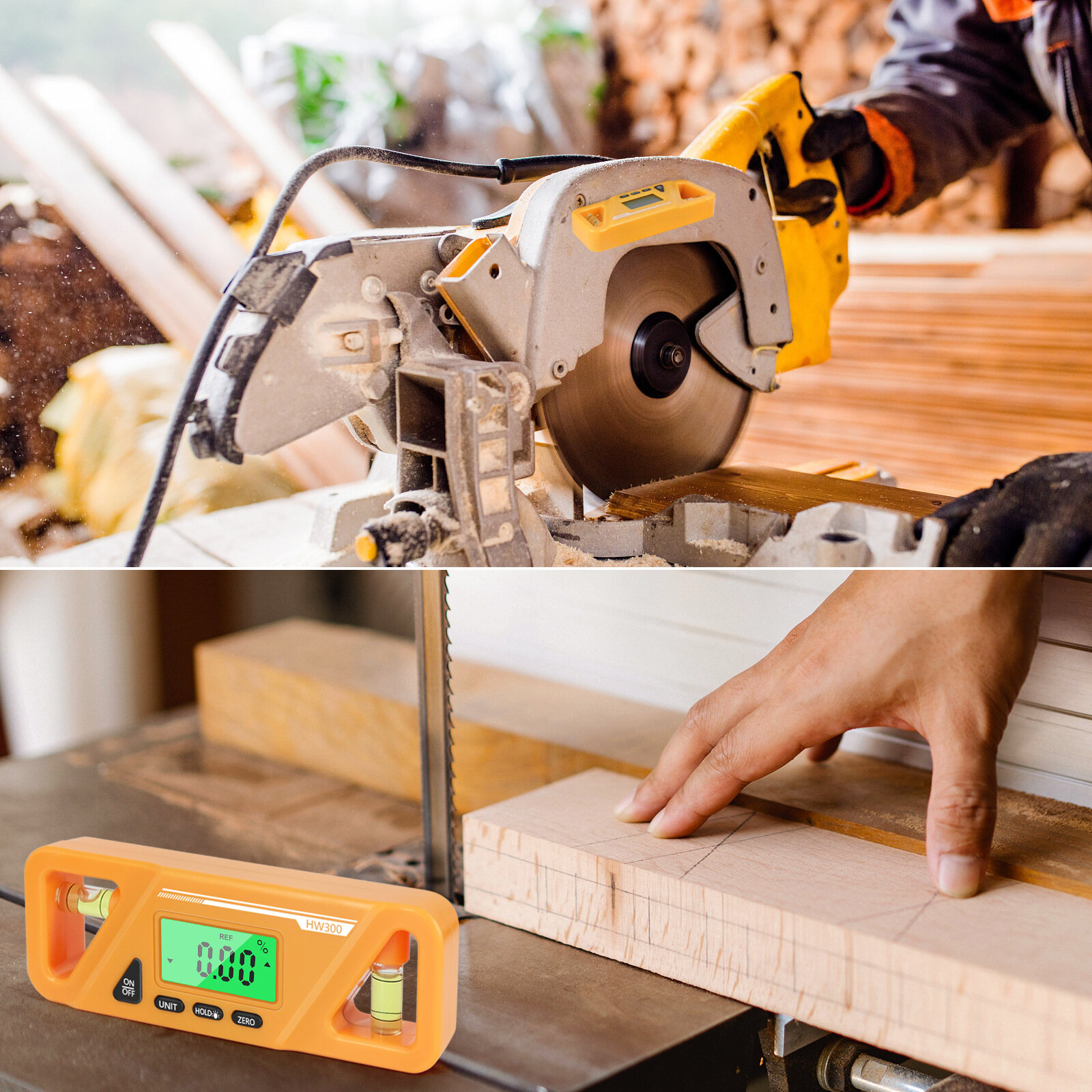 KKmoon ma-gnetic góc kỹ thuật số Meter tuyệt đối và tương đối đo góc độ và độ dốc chuyển đổi máy đo độ nghiêng đa năng màn hình LCD với đèn nền