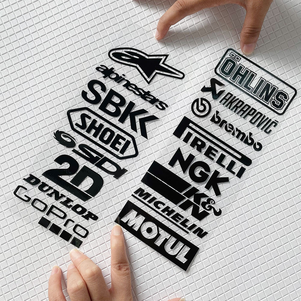 AKPAPOVIC MOTUL SHOEI SBK Reflective MotoGP Racing Stickers Reflectorized Decals