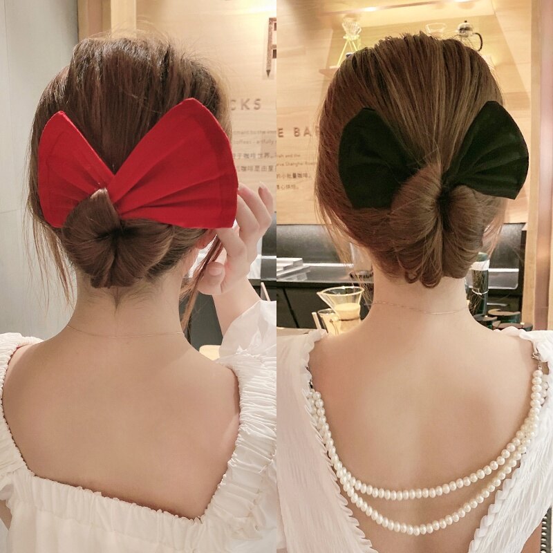 Kẹp Tóc Xoắn Thần Kỳ Lười Biếng Kẹp Tóc Nơ