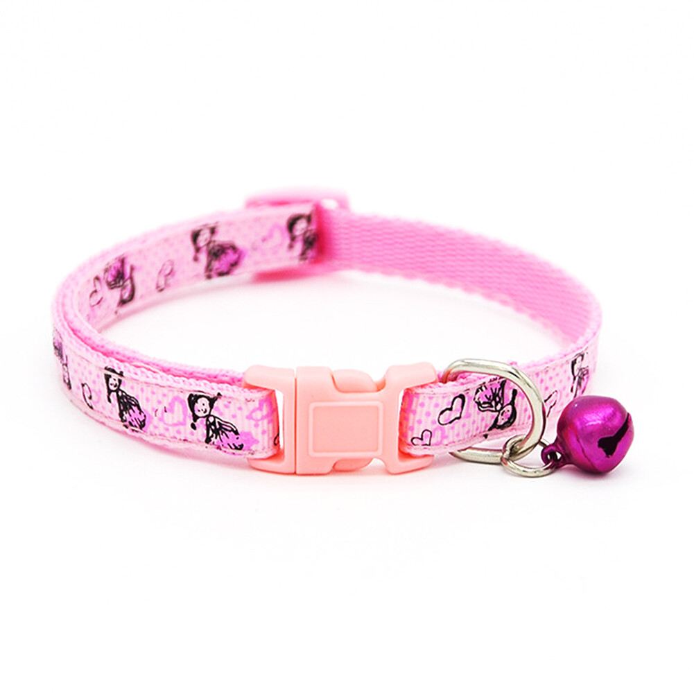 huanhuang® Adjustable Cute Cartoon Girl Pet Neck Strap Necklace Collar for Dog Puppy Cat