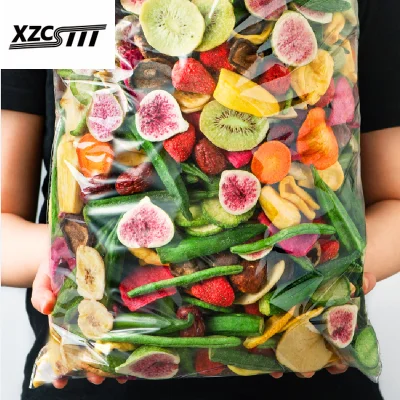(Quick Delivery) 500g Comprehensive Fruits and Vegetables Crisp Mixed Vegetables Dried Fruits Dehydrated Instant Okra Dry Mixed Vegetables and Fruits Crispy Children's Casual Snacks