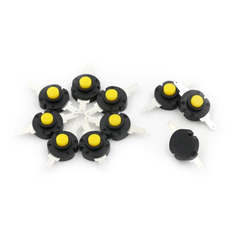 Ministar 10 Cái Công Tắc Đèn Pin DC 12V 0.5A Công Tắc Nút Nhấn Siêu Nhỏ Tự Khóa