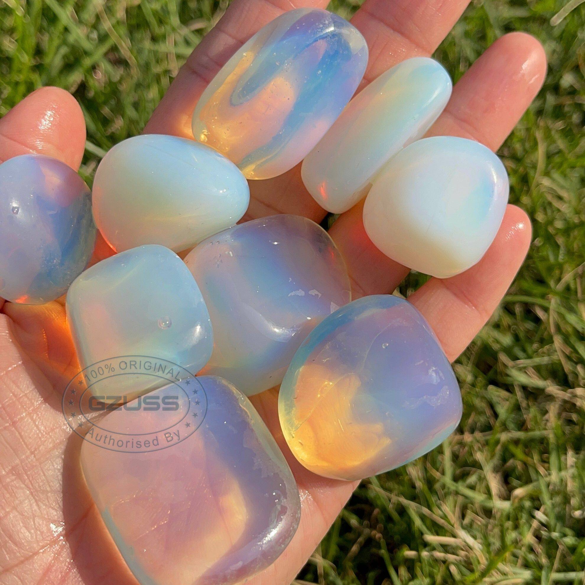 2-3.5cm Opalite Tumblestone | Opalite Tumble Stone | Reiki Charged | Ethically Sourced