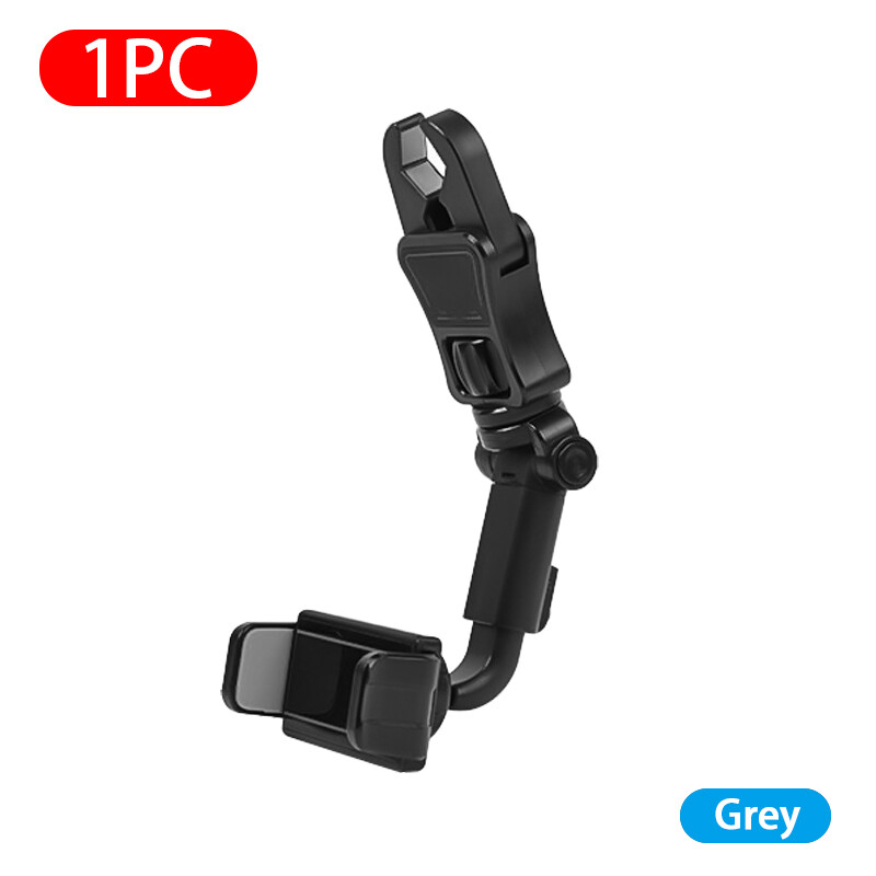 New Car Mobile Phone Holder Rotatable Car Rearview Mirror Stand Universal Rear Seat Pillow Bracket