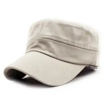 plain military style hats