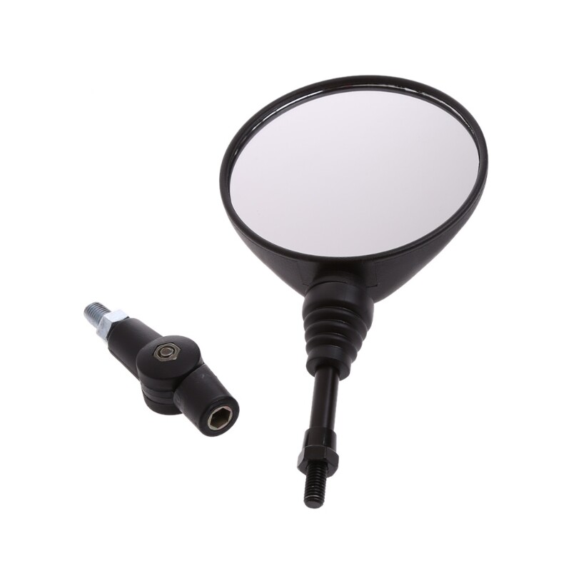 Universal Folding Motorcycle Side Rearview Mirror 10mm For Yamaha Honda