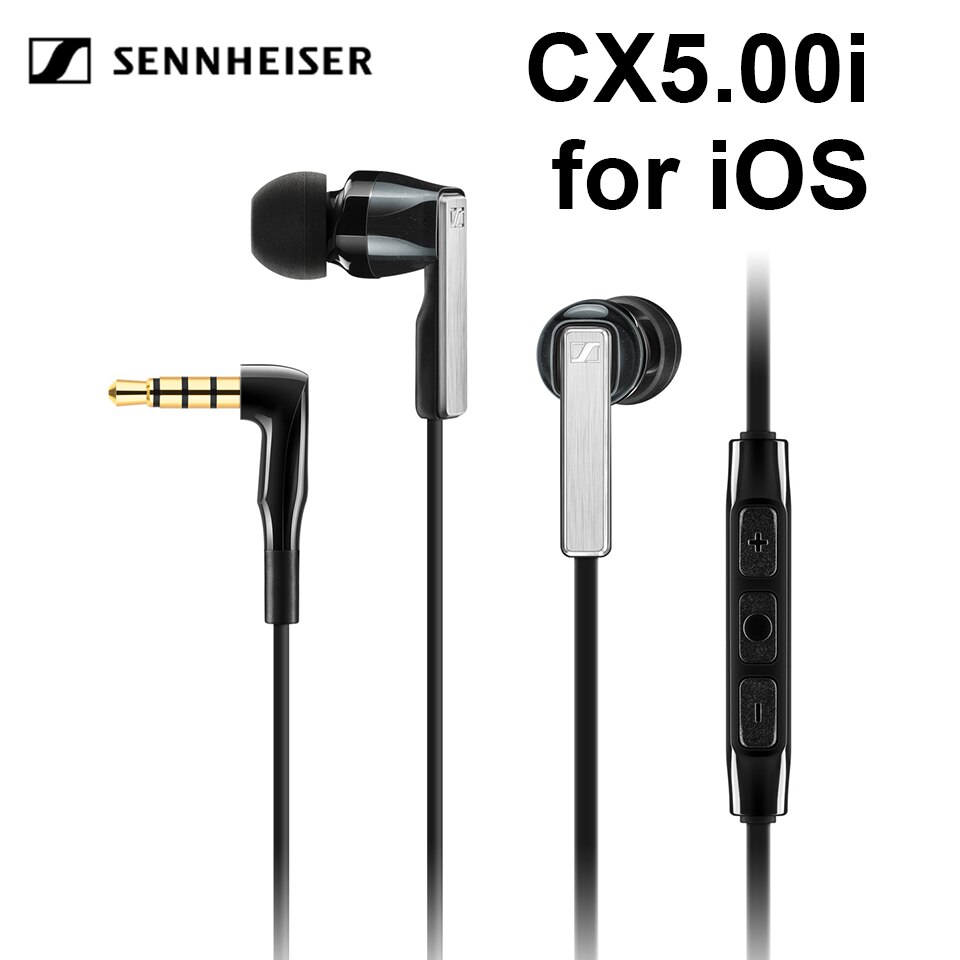 Sennheiser cx5. 00i/g 3.5mm Dynamic Stereo In Ear Sport Earphones  Headphones Strong Compatibility With Microphone For iPhone Android | Lazada  PH