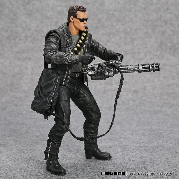 Terminator Pvc Action Figure NECA Terminator 2: Judgment Day T-800 Arnold Schwarzenegger PVC Action ...