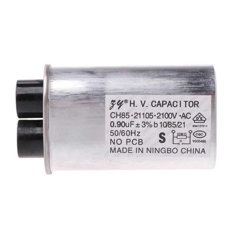 AC 2100V Microwave Oven High Voltage HV Capacitor 0.90μF Universal