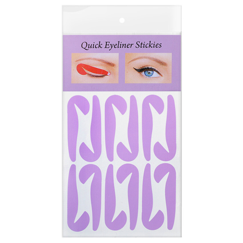 Lazy Quick Eyebrow Stickers Eyebrow Card Template Eyeliner Eyeshadow Stencils Aids Guide Tattoos Makeup Tool Adjustabl