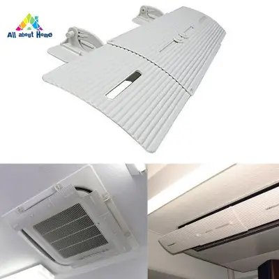 ABH Slim Air Conditioner Deflector Windshield Cold Wind Deflector Telescopic Baffle for Home Hotel