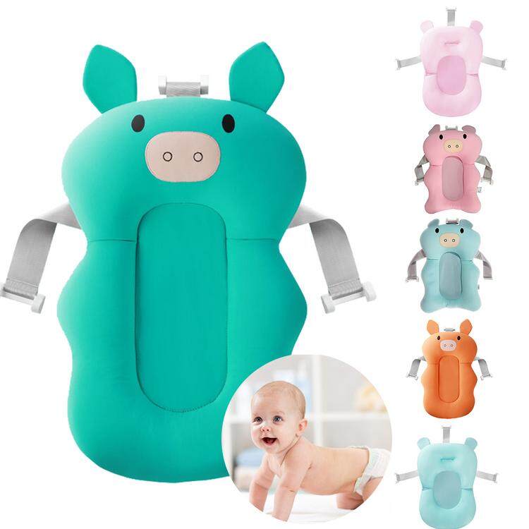 Baby Bath Pillow Soft Nonslip Baby Bath Mat Comfy Floating Bathing Pad