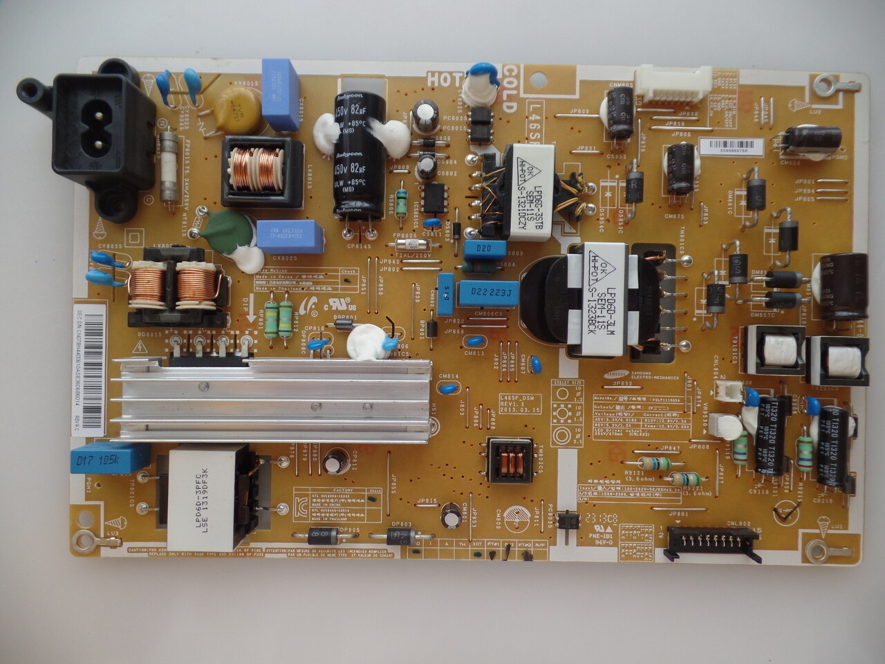 🔥Hot!!🔥 SAMSUNG LCD TV BN4400610A BN4400610B L46SFDSM POWER BOARD