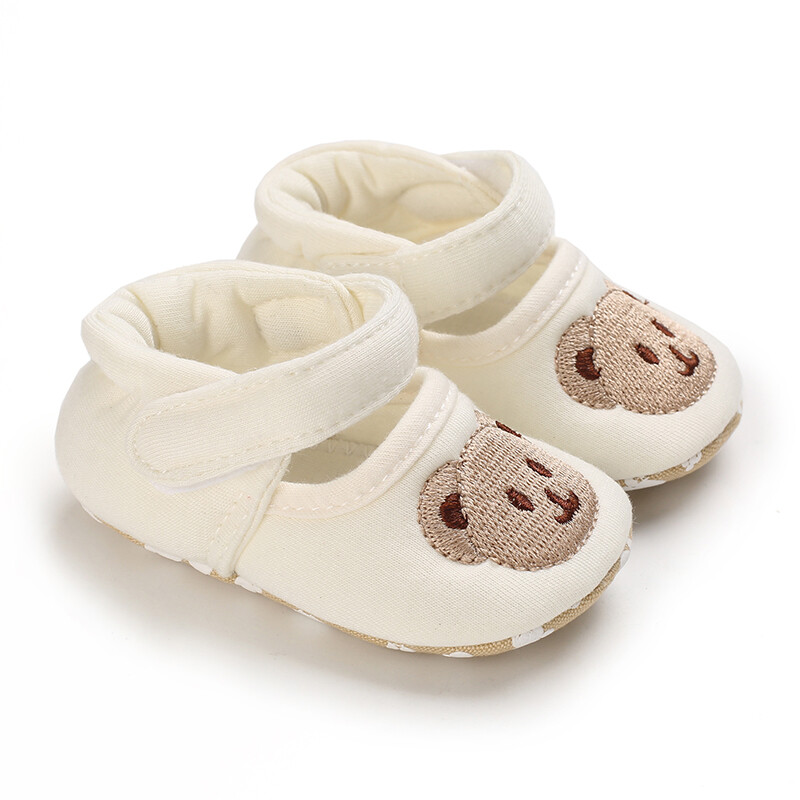 Giày trẻ sơ sinh, giày thỏ, Giày gấu, Giày Vải chống trượt, Giày đi bộ, giày Velcro