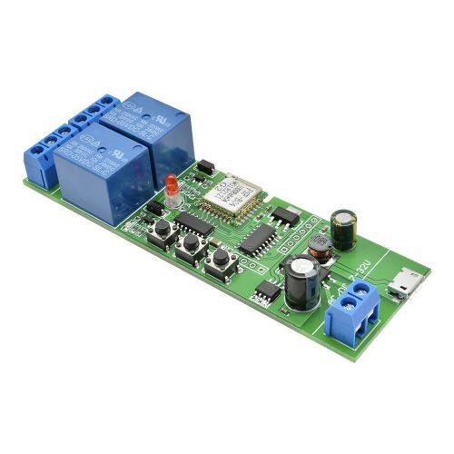 VOKTTA Mô Đun Công Tắc Rơ Le Điều Khiển Từ Xa WIFI 2 Kênh USB5V/100% Chính Hãng DC7-32V Mô Đun Công Tắc Rơ Le Điều Khiển Từ Xa
