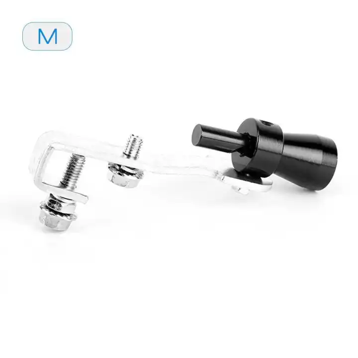 Turbo Sound Whistle Exhaust Pipe Tailpipe Blow-Off Valve Aluminum Size M Black