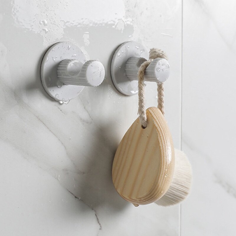 Self Adhesive Wall Hook Round Strong Storage Sticky Hooks For Hat Coat Kitchen Bathroom Hanger Hooks