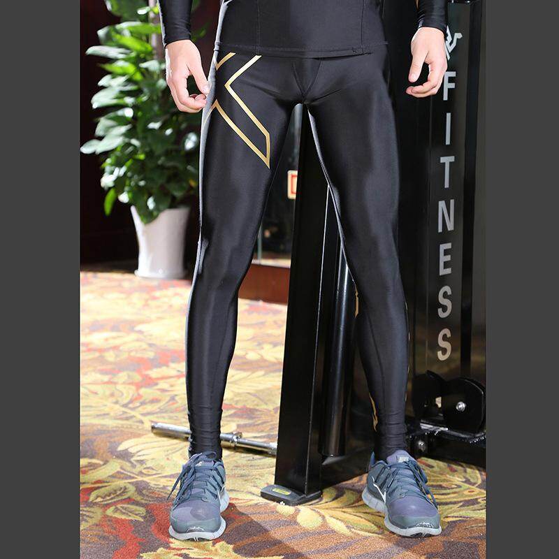 Men Bodybuilding Trousers Pants Sports Tights Fitness Clothes Running Clothes Riding Clothes Fast Dry Trousers Compression