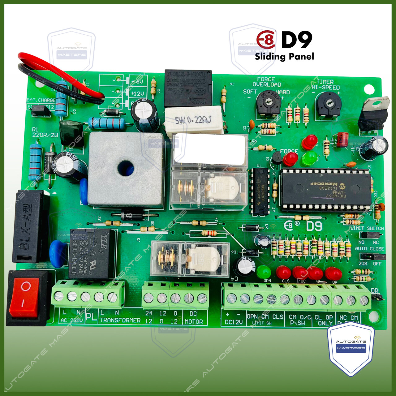 D9 Autogate Dc Sliding Control Panel Board Lazada