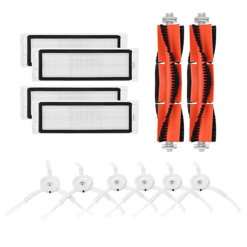 〔alloyseedtech〕6pcs Side Brush+4pcs Filter+2pcs Rolling Brush for Xiaomi Vacuum 2 Roborock Singapore