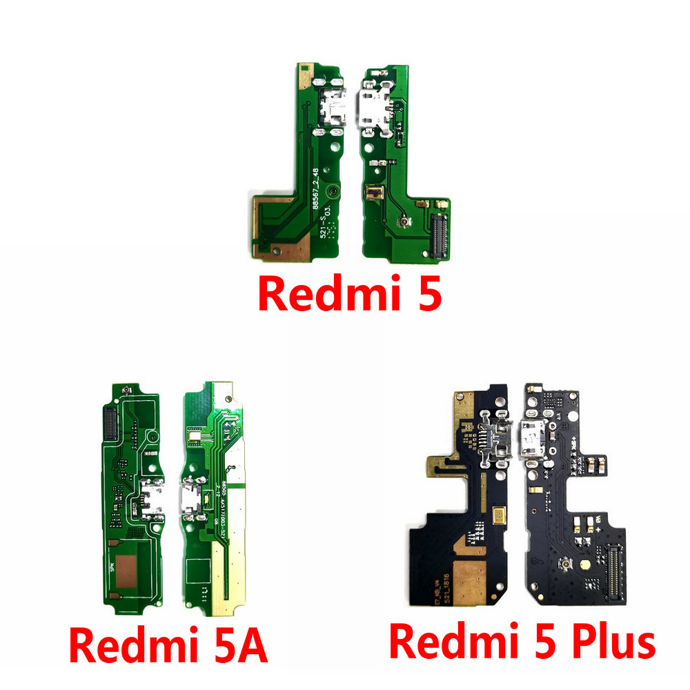 Bảng Mạch Dock Cáp Kết Nối Sạc Mới Cổng Sạc USB Với Mô-đun Micrô Flex Cho Xiaomi Redmi 5 Plus 5A