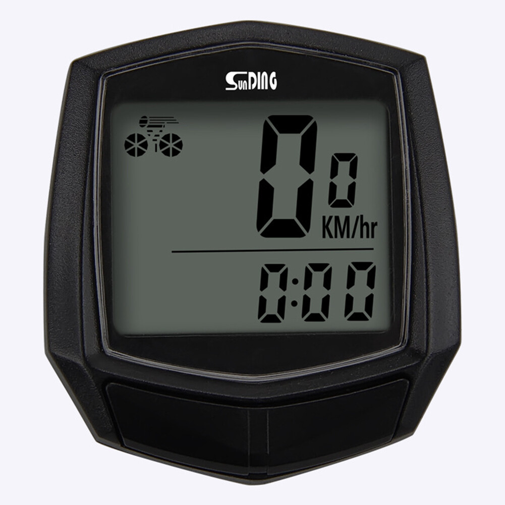 Honrane Sunding Waterproof Bicycle Odometer LCD Digital Display Ride Wired Speedometer