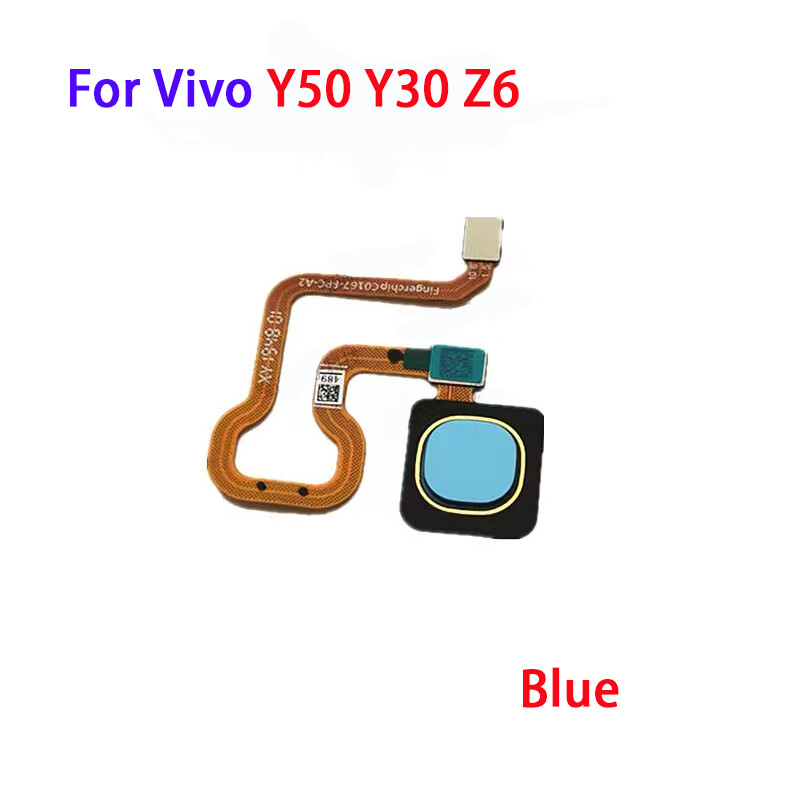 Cho Vivo Y50 y30 Z6 trở lại nút home Máy quét dấu vân tay Cảm biến phím trở về cáp dẻo Touch ID linh kiện sửa chữa