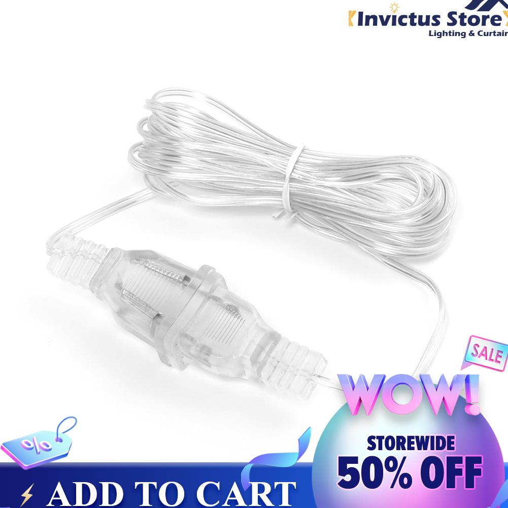 LED Light String Extension Power Cord Home Christmas Party Garland Fairy Lights