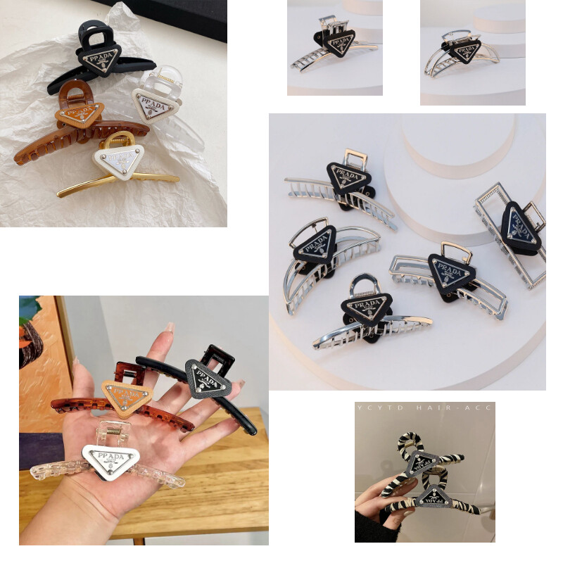 Kẹp tóc OEM PRADA Kẹp tóc lớn