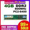 【การจัดส่ง + Super DEAL + จำกัด Offer】4GB (1x4 กิกะไบต์) DDR2 800 เมกะเฮิร์ตซ์ PC2-6400 DIMM 240Pin สำหรับ CPU AMD Desktop แรมความจำ