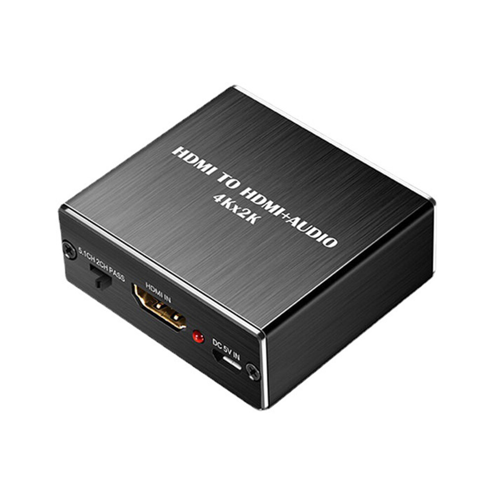 4K X 2K HDMI-compatile Audio Extractor Stereo Extractor Converter Optical TOSLINK SPDIF + 3.5mm Audio Splitter Adapter