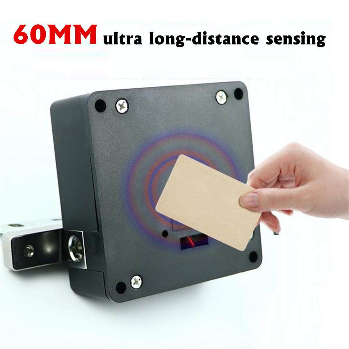 Khóa cửa gỗ Vô Hình RFID Thẻ Điện Tử Cửa Tủ Đen ngăn kéo tự động