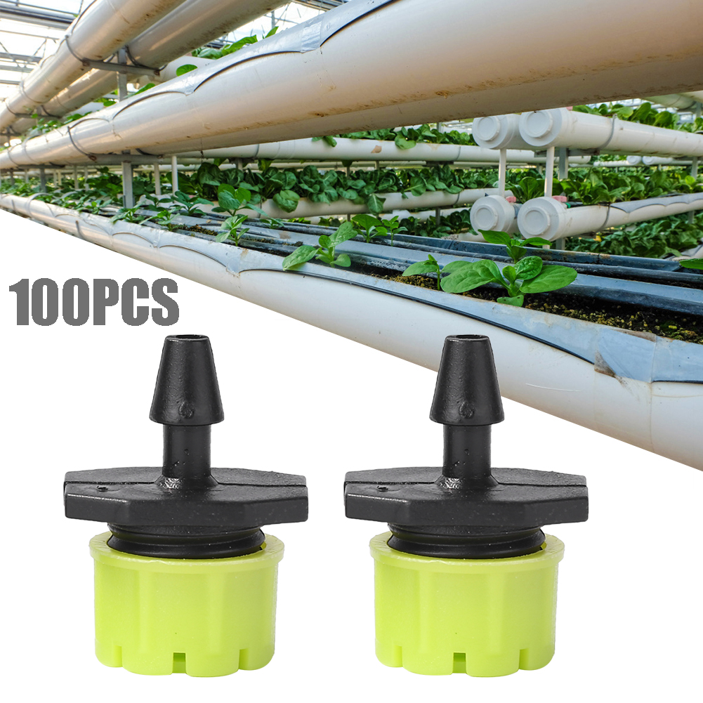 [Chinatera] 100 Chiếc Ống Nhỏ Giọt Nước Có Thể Điều Chỉnh Bộ Đầu Tưới Nhỏ Giọt Ống Tưới Dòng Chảy Siêu Nhỏ Thiết Bị Tưới Cây Trong Chậu Vòi Phun Sương Tưới Tiện Dụng