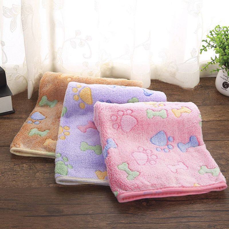 Mô hình xương san hô mềm chân in chăn vật nuôi chó đệm Pet mat