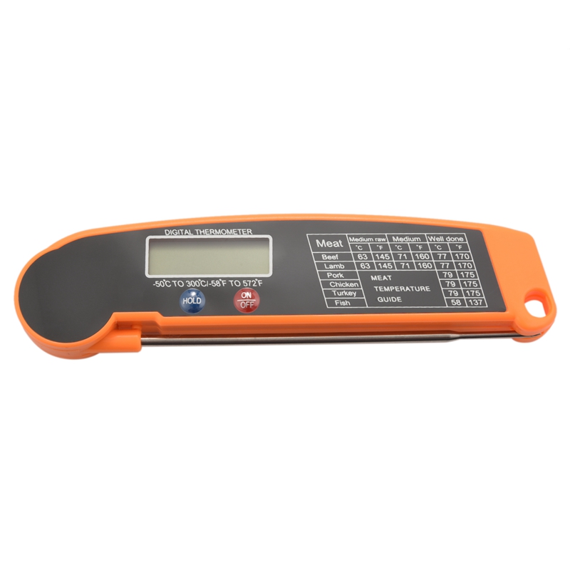 Digital Instant Read Meat Thermometer with Highly Accurate Temperature Probe, Electric Cooking Thermometer for Kitchen Food Grilling Grill BBQ Smoker Liquids Fryer Hot Oil Frying