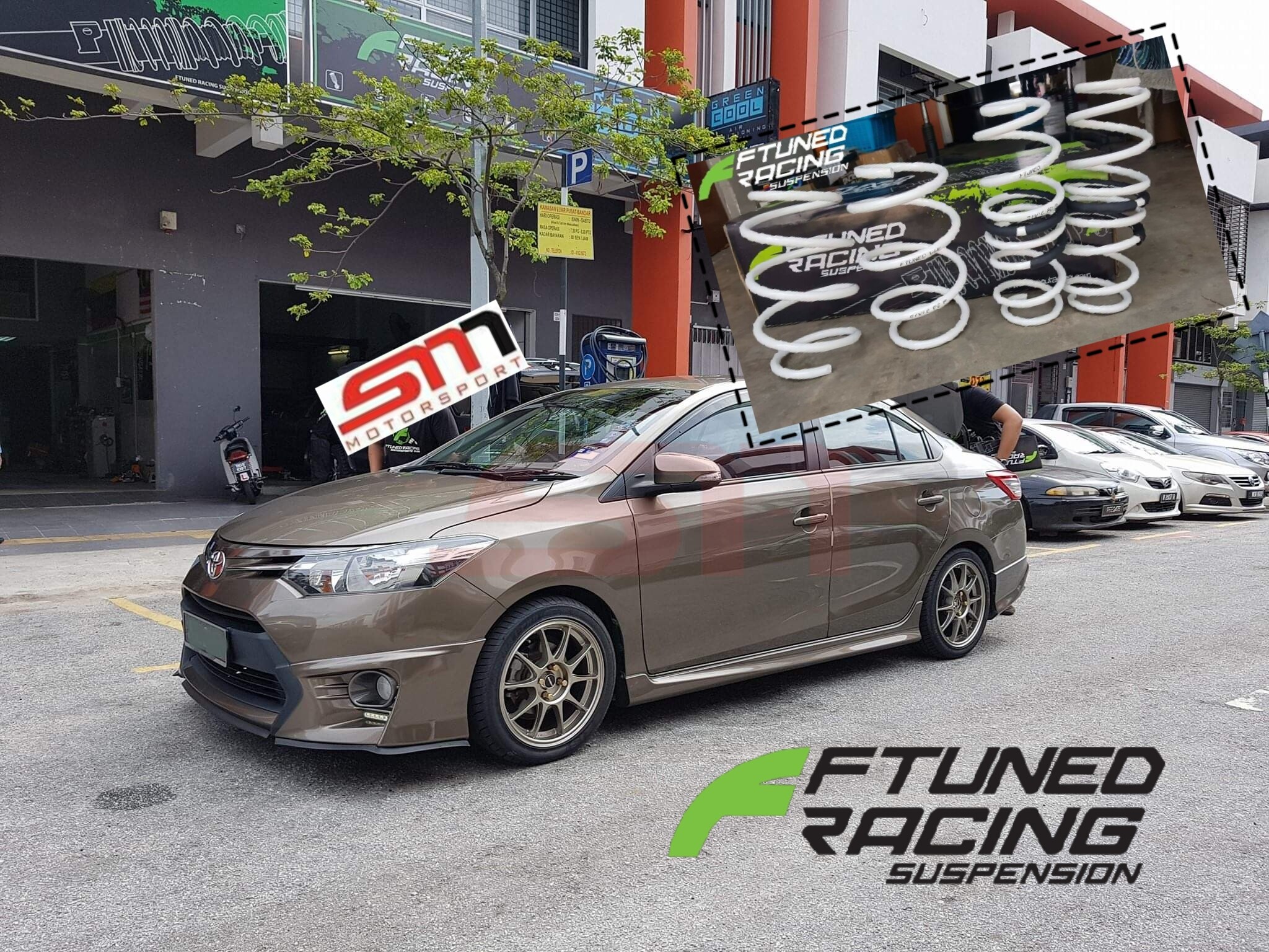 Toyota Vios NCP150 NCP151 Yaris FTuned Racing CLS Sport Lowered Spring ...