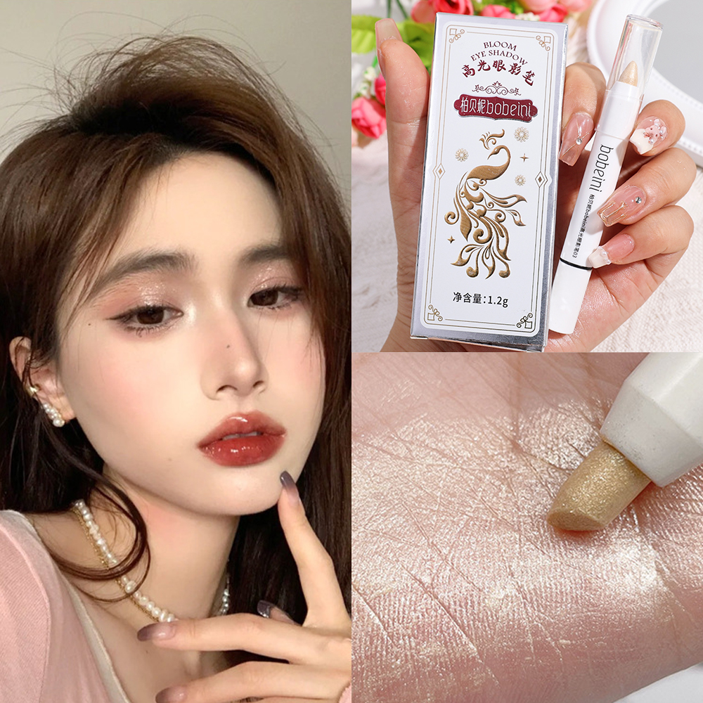 Matte Lying Silkworm Highlighter Pen Pearlescent Eyeshadow Stick Brightening Pearl Eyeliner Waterproof Glitter Eye Shadow