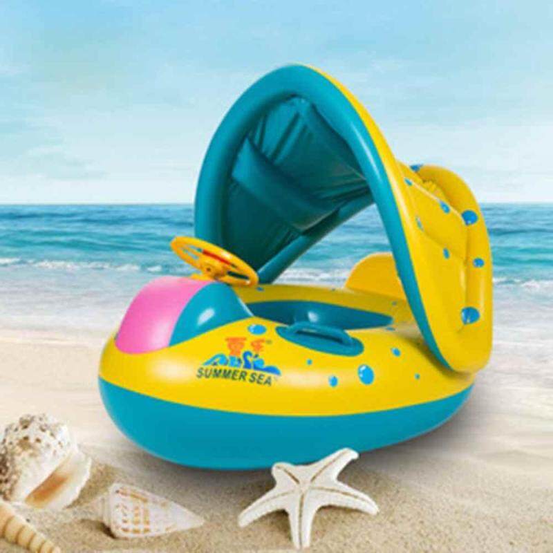 yuci Sunshade Baby Sitting Circle Swimming Laps Sunscreen Child Seat Baby Swimming Float Boat Circle & Baby Swimming Seat Boat Singapore
