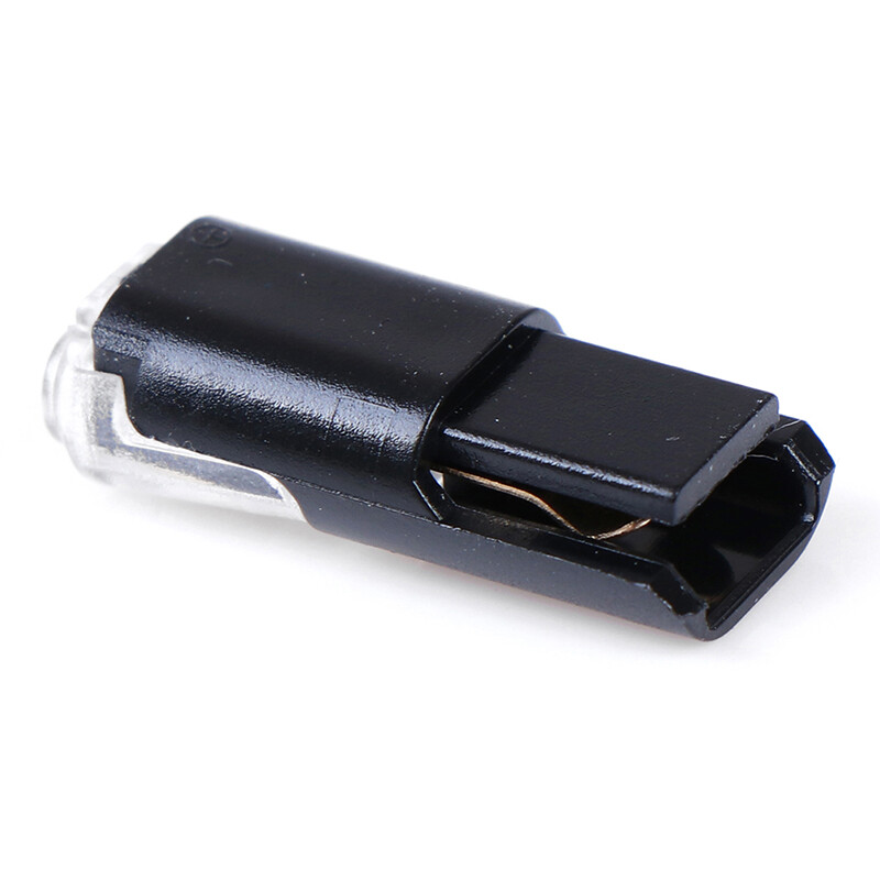 EVAN 10pcs 2pin Pluggable Spring Lock Wire Connector Cable Crimp Terminal